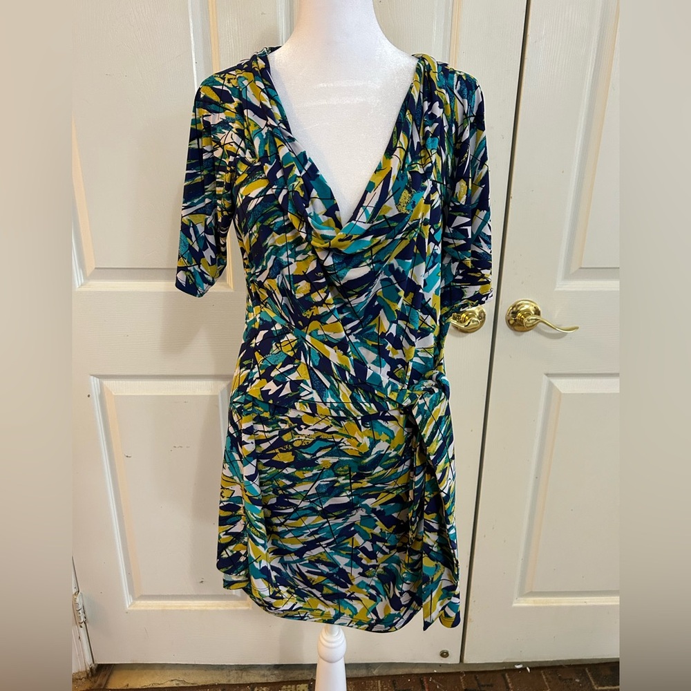 Miss Tina by Tina Knowles sarong-style tunic,  XXL